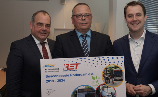 Metropoolregio besluit tot inbesteden bus HTM en RET