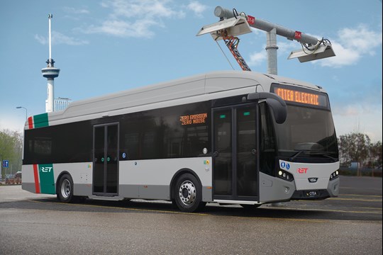 RET gunt levering 55 e-bussen en laadpalen aan VDL Bus & Coach