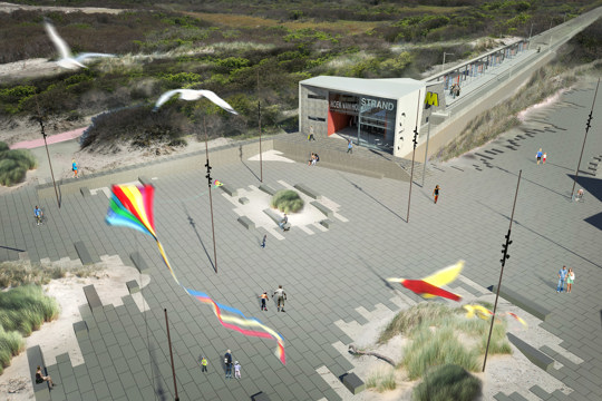 Hoekse Lijn tot aan strand