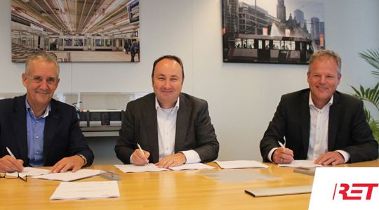 Contract RET en VDL voor 55 e-bussen en laadpalen getekend!