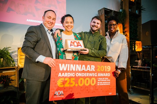 Falafval wint Aardig Onderweg Award RET 